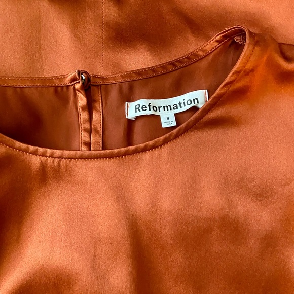 Reformation Tatianna Silk Dress - Picture 3 of 5